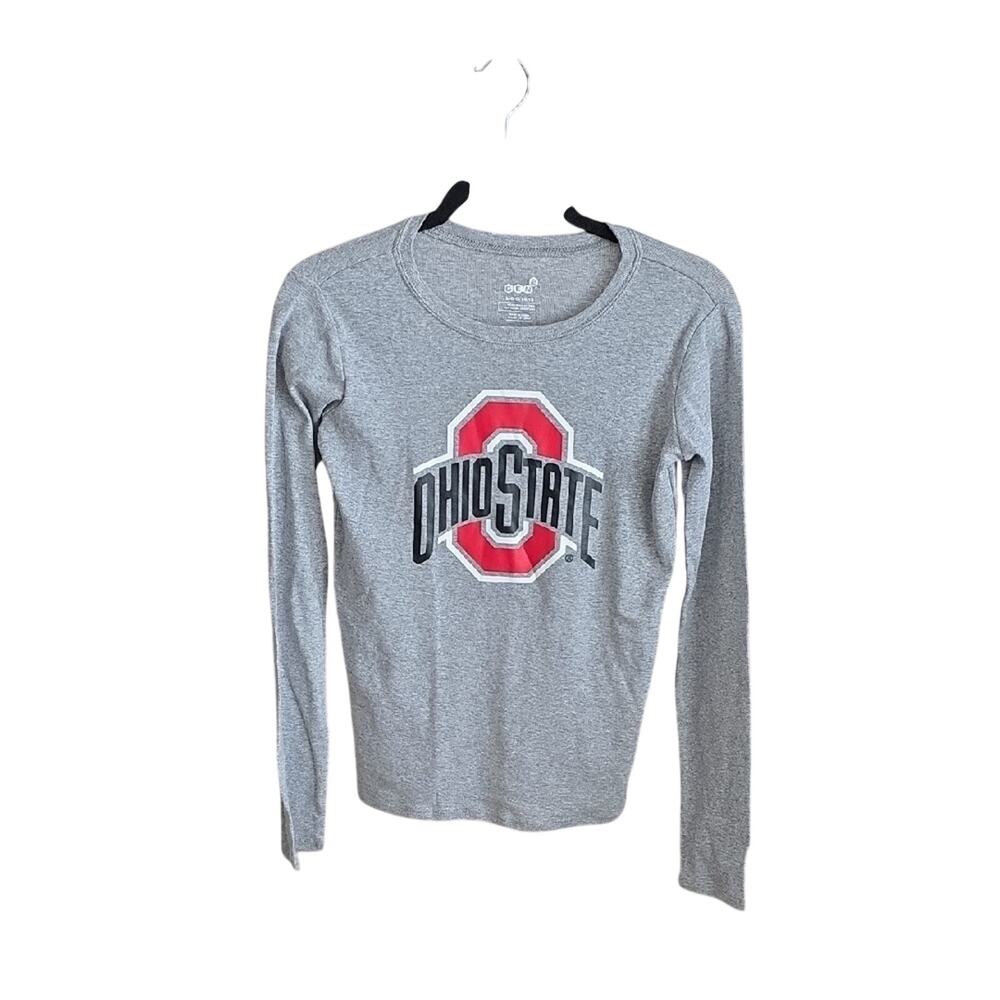 GEN2 Ohio State Buckeyes Gray Long Sleeve Shirt Womens Size Large NWT